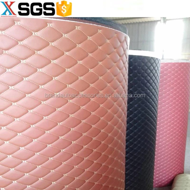 Pvc Leather +sponge+xpe Material 3d Car Trunk Mat Boot Mat Material