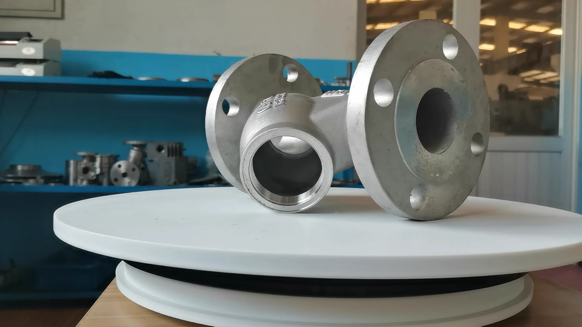 2pc法兰球阀阀体精密铸造球阀部分自定义零件铸造