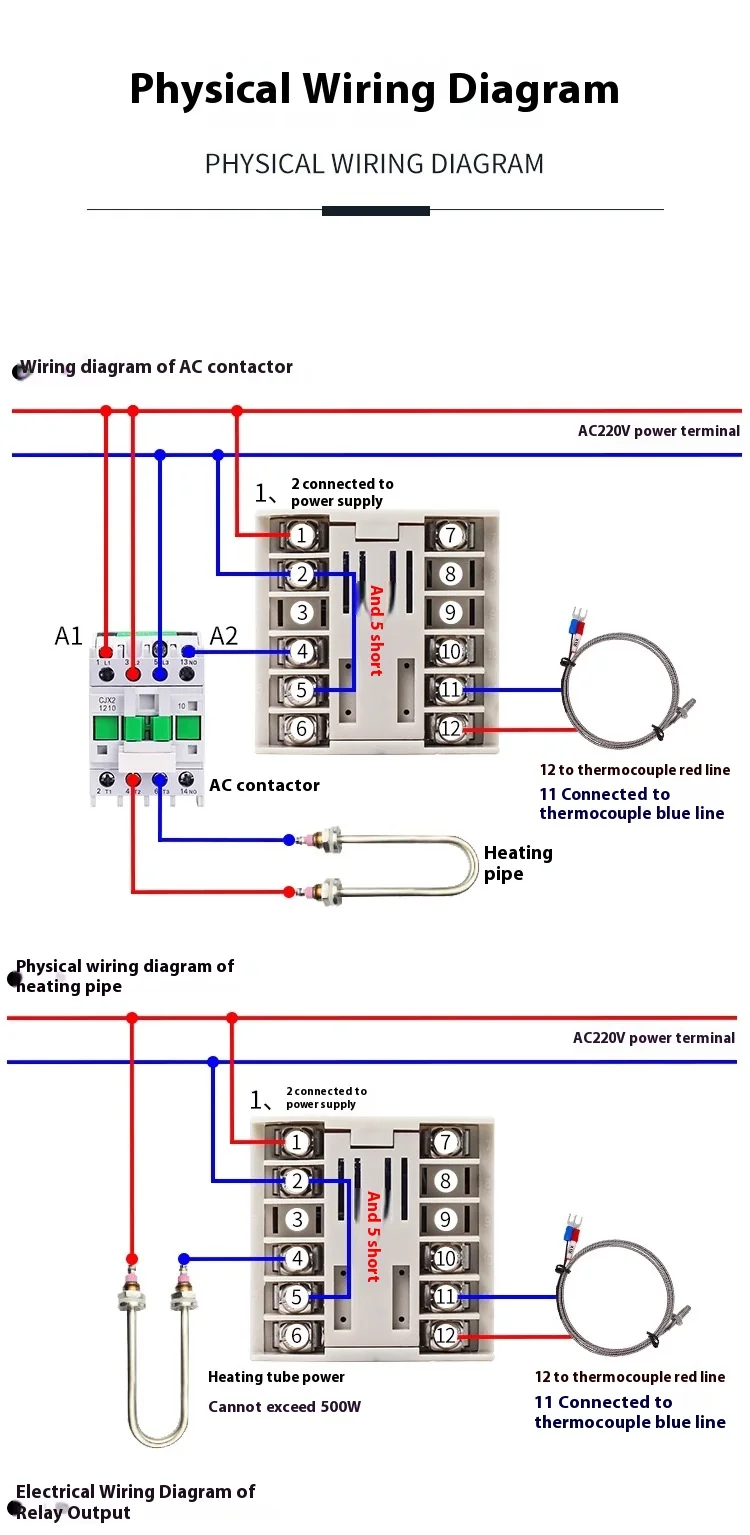XRKC XMTG-2001 48*48*81mm Digital Temperature Controller Adjustable K/E-type 220V OEM/ODM ABS 0~400C 0.1C Resolution supplier