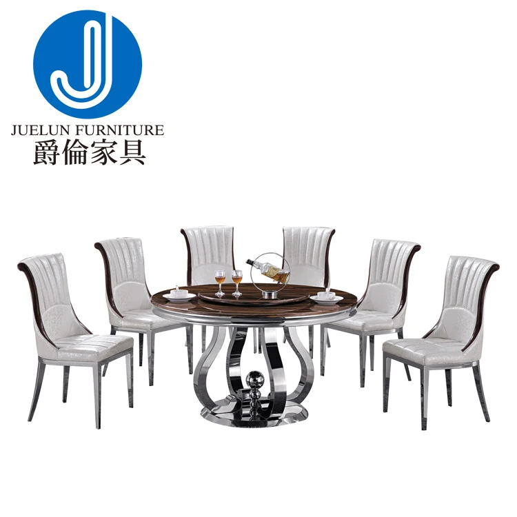 ss dining table stainless steel dining table designs round table with lazy susan