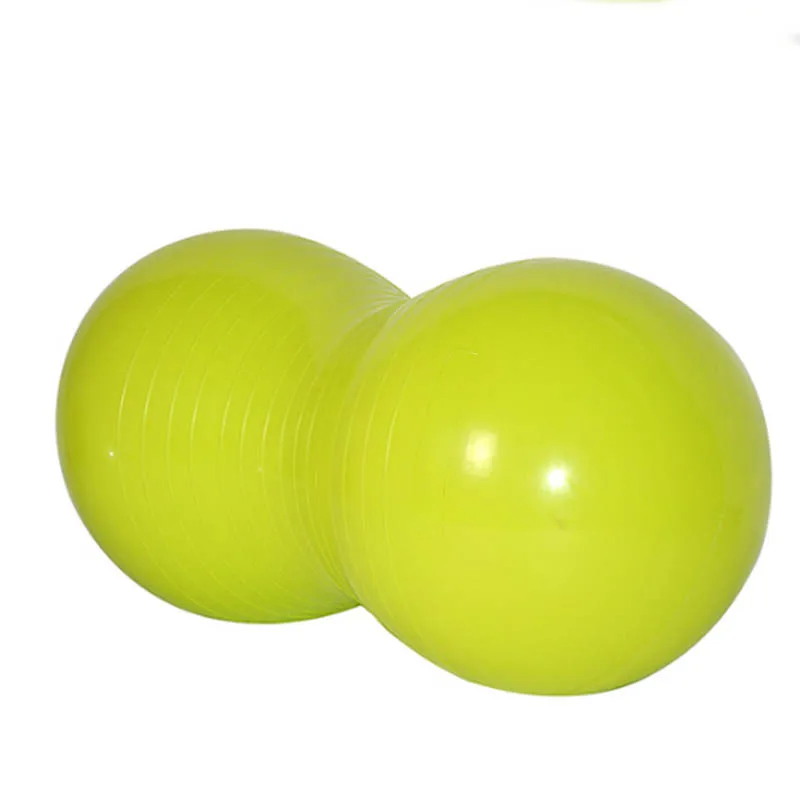 
Odorless no smell vulcanized rubber inject molded double round hard solid peanut massage ball yoga ball Pet dog toy ball 