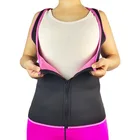 Breathable Workout Best Women's Slim Corset Neoprene Waist Vest with Zipper