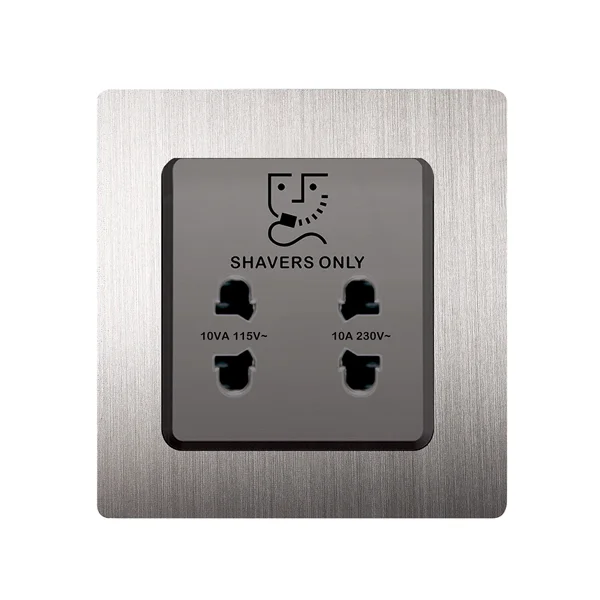 Customization From Samples Artdna Bathroom British Shaver Socket Black