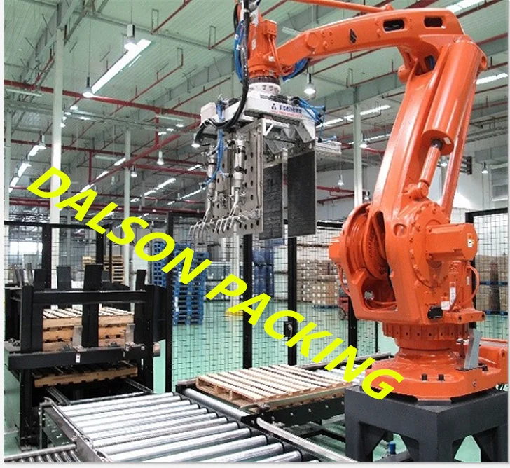 Automatic Robot Arm Palletizing Robot Payload 50kg Bag Robot Palletizer ...