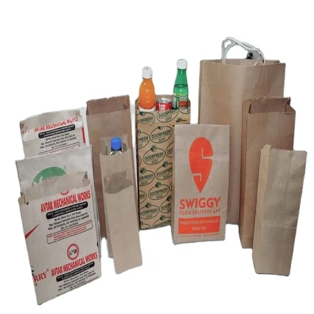 Indian Made Heavy Duty Paper Bag Making Machine In Uganda Buy Grocery Bag Making Machine Paper