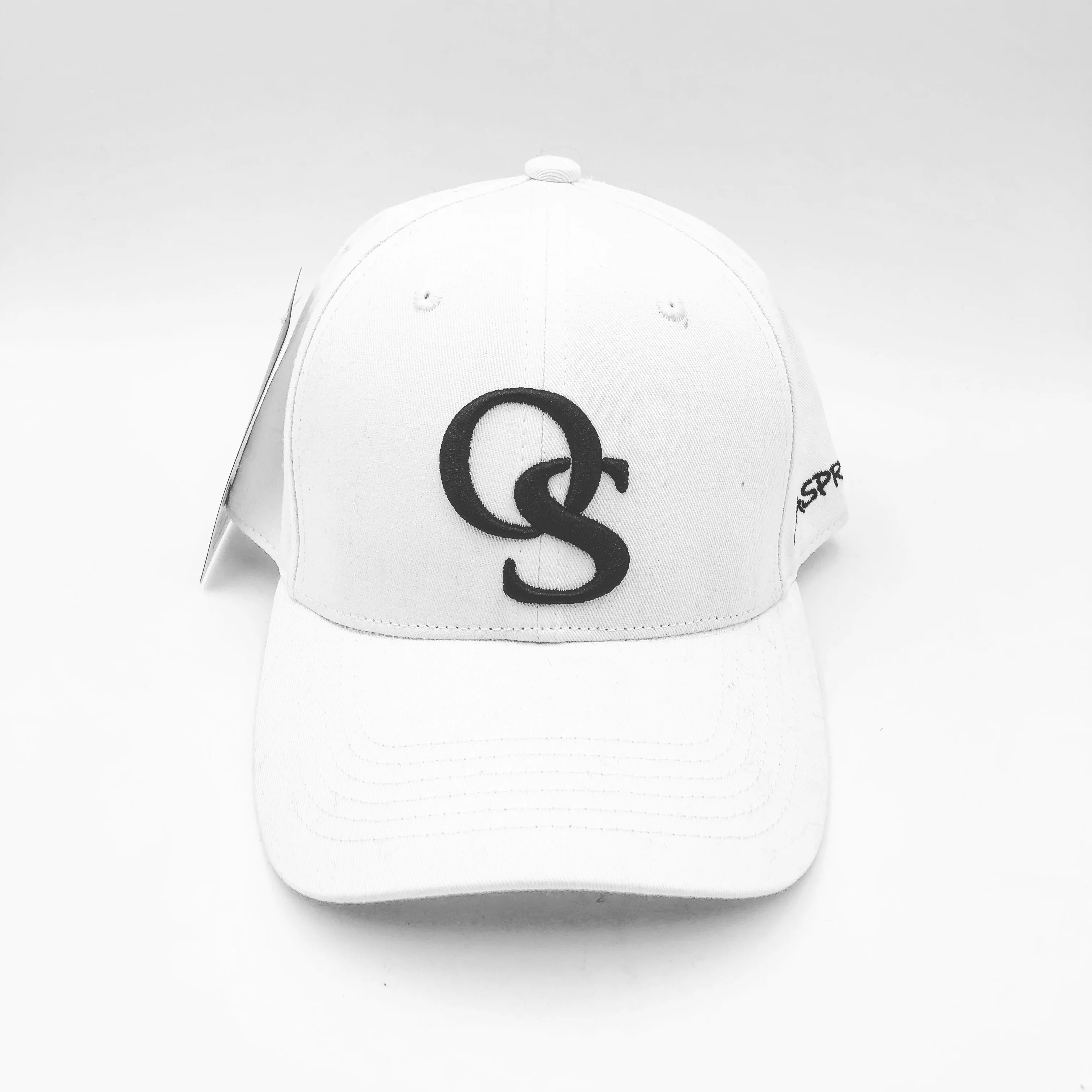 廉价定制标志刺绣运动平原男士空白棒球帽白色帽子