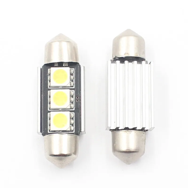AUDI 41MM 5050 3 SMD LED Festoon Dome Car Auto Light Interior Lamp Bulb 