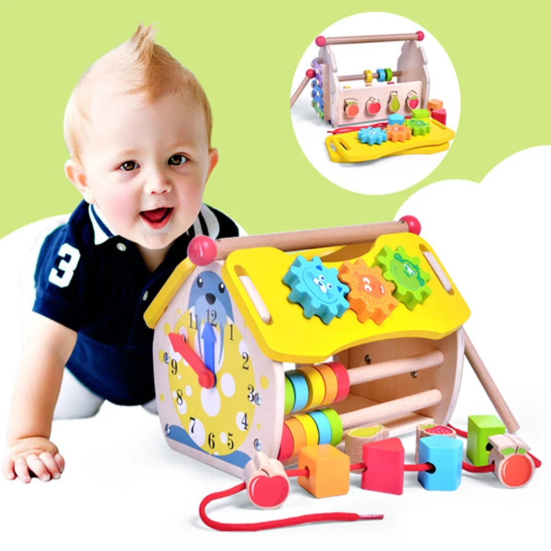 Classic Educational Montessori Kid Baby Kids Educational Toys Wooden