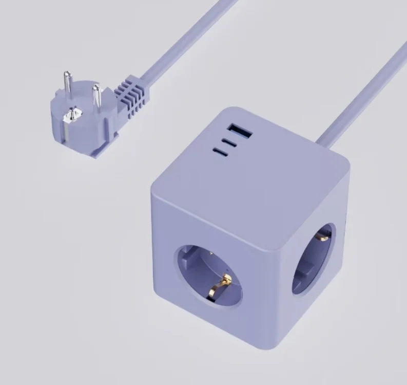 Protobal Power Socket Universal Multi Plug - Portable Power Socket for Travel