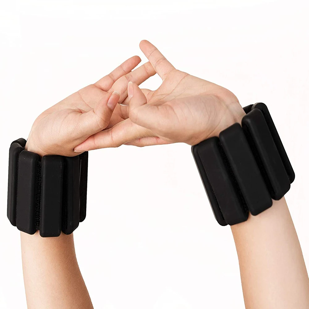 女性重量训练手镯瑜伽巴力运动核心锻炼硅胶脚踝手腕重量