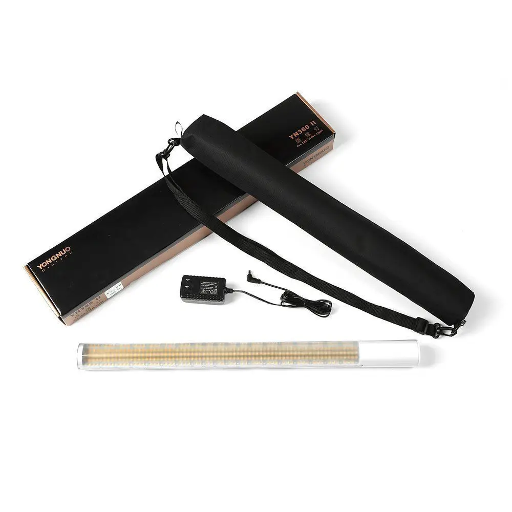 Yongnuo YN360 YN360 II Handheld Ice Stick LED Video Light built-in battery 3200k to 5500k RGB colorful controlled by Phone App