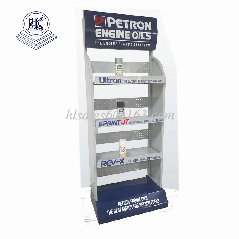 Metal Lubricating Oil Display Rack - Stable Iron Shelf for Oil Spray ...
