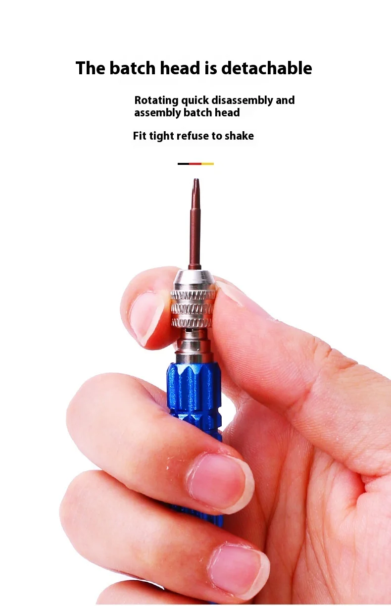 5-in-1 Industrial Grade Magnetic Multi-Function Screwdriver with Multipurpose Apple S2 Bit Mobile Phone Repair Factory Wholesale