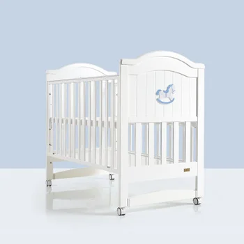 Wholesale Multi Functional Convertible 5 In 1 Baby Bed Wooden