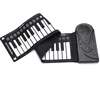 49Keys Silicone Flexible Roll Up Piano Electronic Organ Soft Keyboard , Keypad