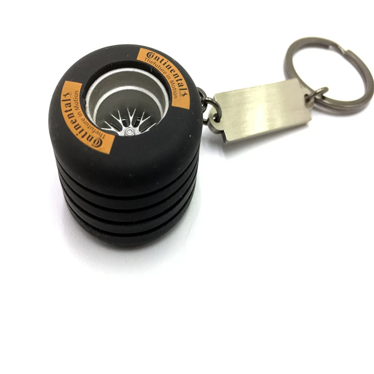 Continental Tire Shape Key Chain high quality jewelry stainless steel keychain