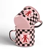 Custom Make FDA Approved 12oz 16oz Roll Rim 350ML 450ML Enamel Metal Cup