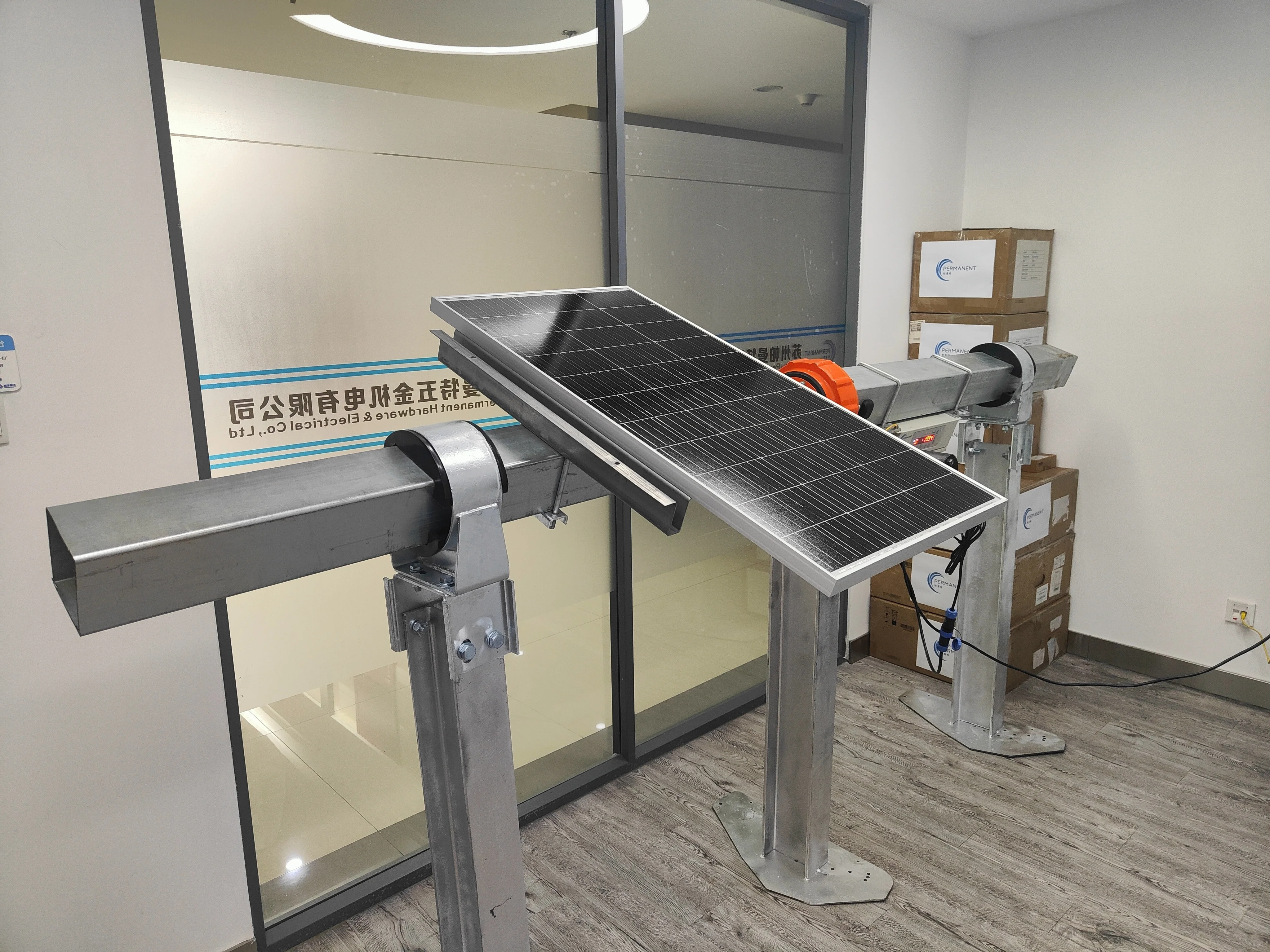 Single Axis One Panel Solar Tracking System PV Solar Tracker Bracket ...