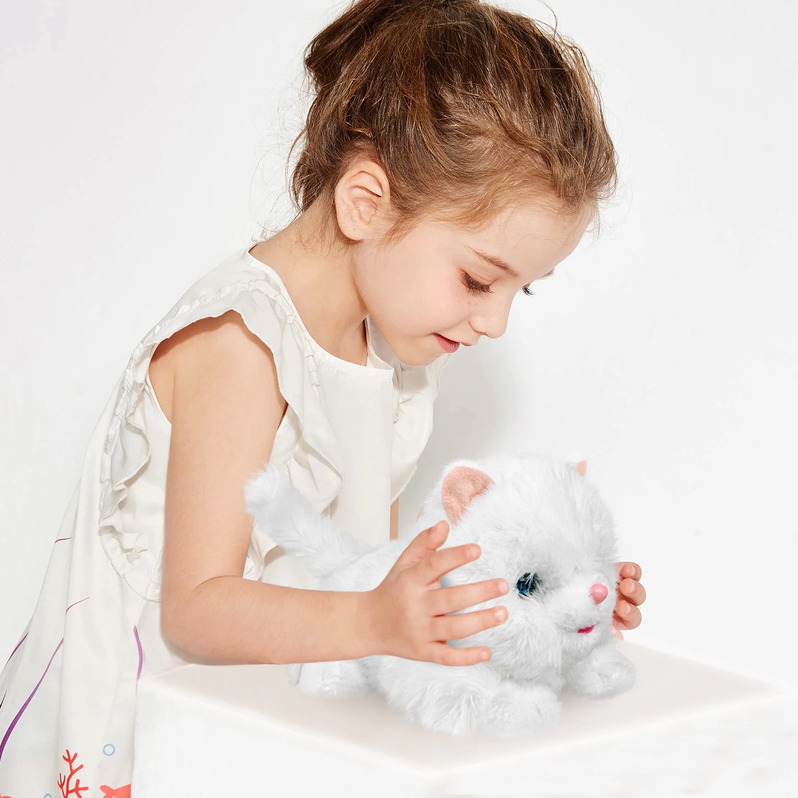 Funny Remotecontrolled Cat Toy Safe Materials Stuffed Animal Toys For