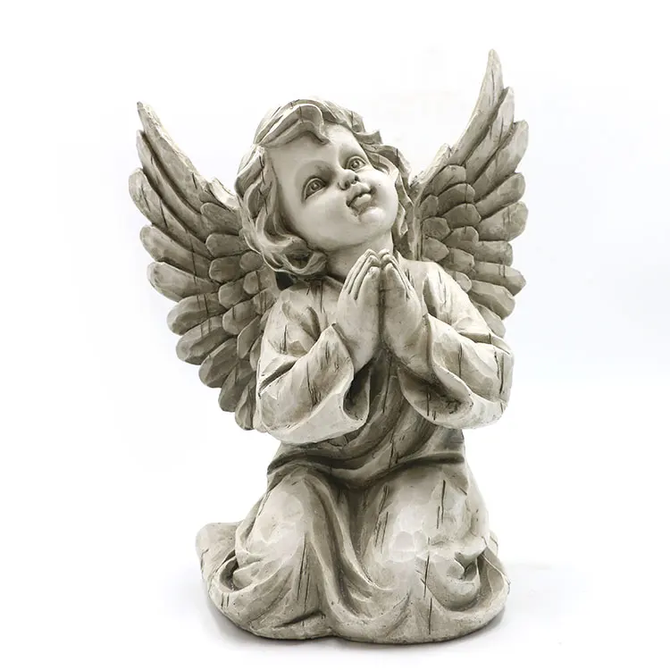 New Design Praying Decorative Resin Garden Angel,Wholesale Customized