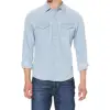OEM Service Wholesale Demin Cowboy Slim Casual Long Sleeve Cotton Vintage Men Shirts