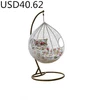 pro rattan patio swing chair double hanging outdoor swing chair