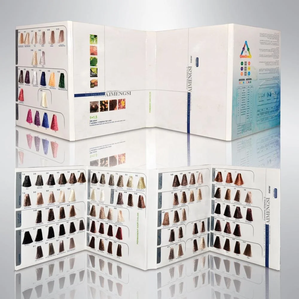 OEM Hair Mesh Custom Size Color Model Hairdressing Salon Hair Color Chart -  China Hair Color Chart and Hair Color price