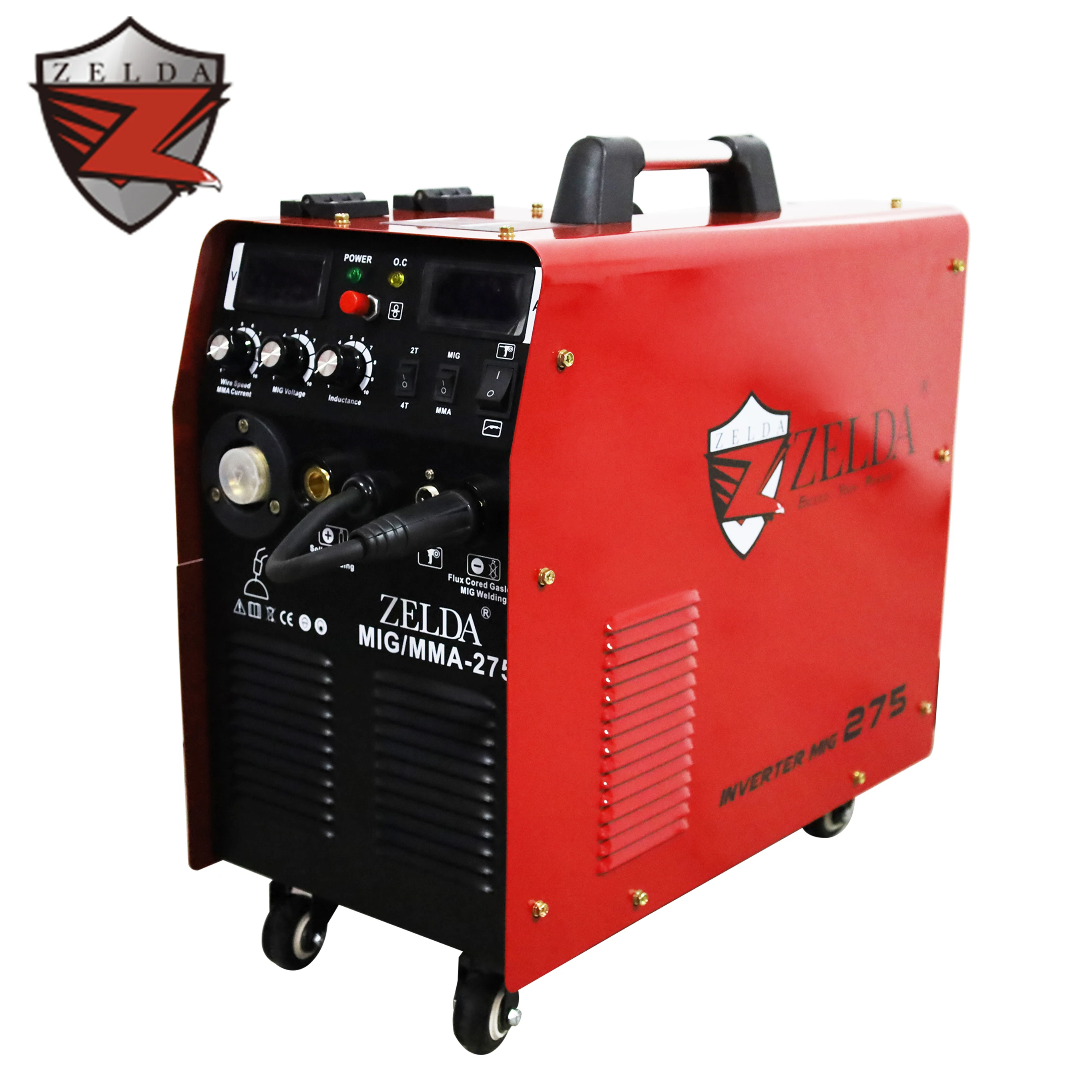 Industrial MIG/MMA 275 Welder - 15kg Wire Spool, Co2 Gasless
