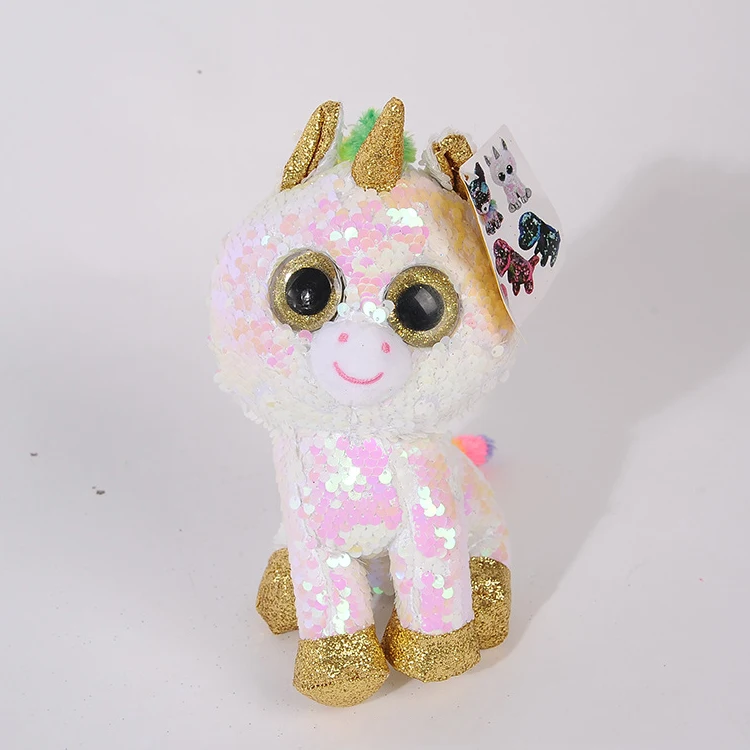 جديد بقعة شارع سمسم يونيكورن جرو الألبكة ألعاب من نسيج مخملي مقياس الترتر دمية Buy Sesame Street Unicorn Puppy Alpaca Plush Toy Newly Designed Small Sequined Unicorn Toy Scale Sequin Doll Cotton