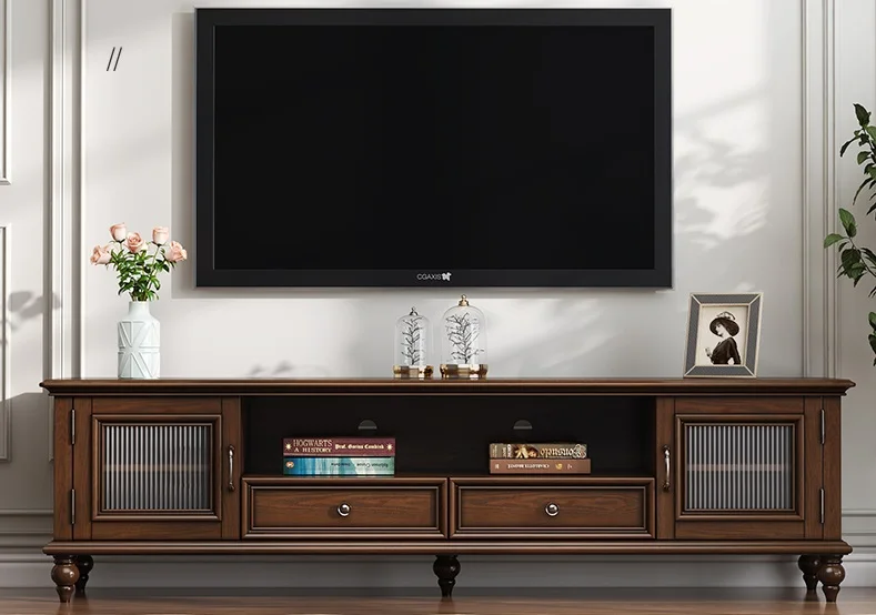 Living Room Furniture Set Tv Unit Display Stand Tv Solid Wood