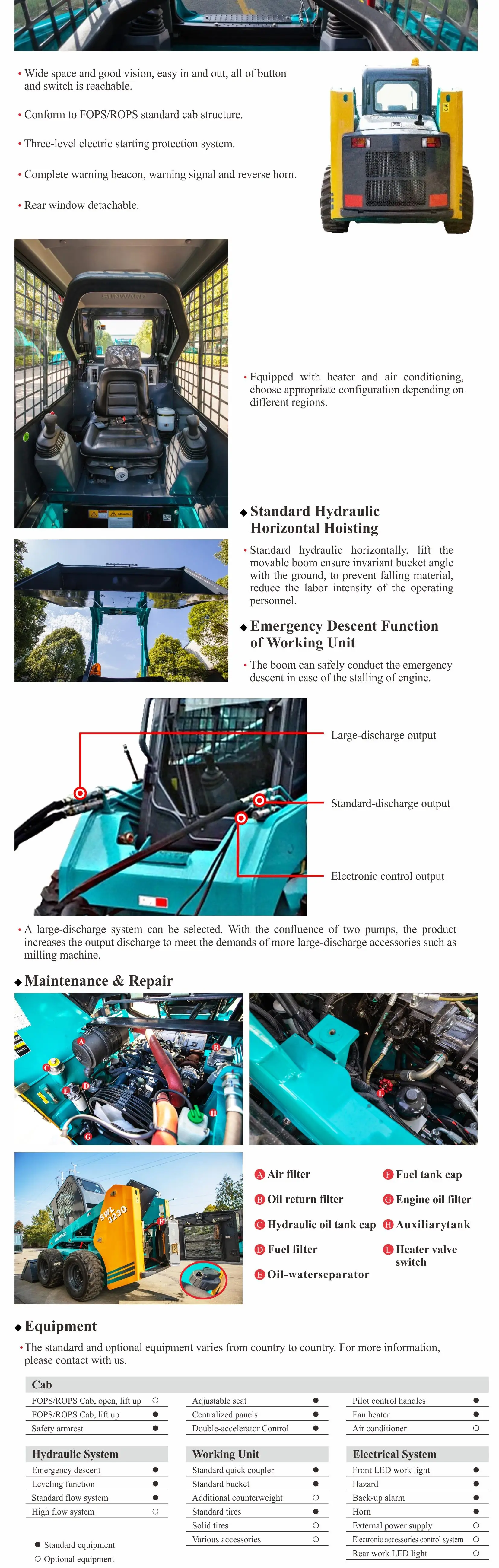 sunward 6tons loader