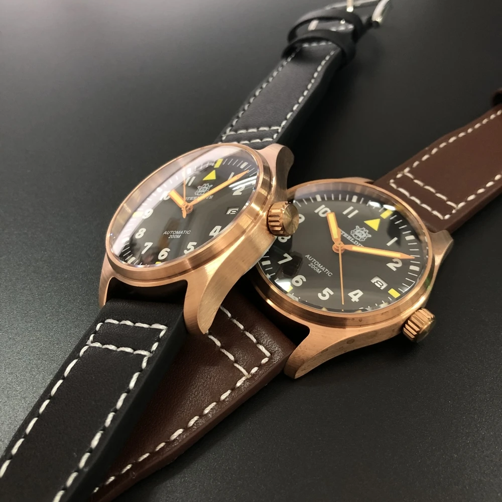 Bronze Dive Watch! Sd1948 Steeldive Brand 2019 New Arrival Luminous ...