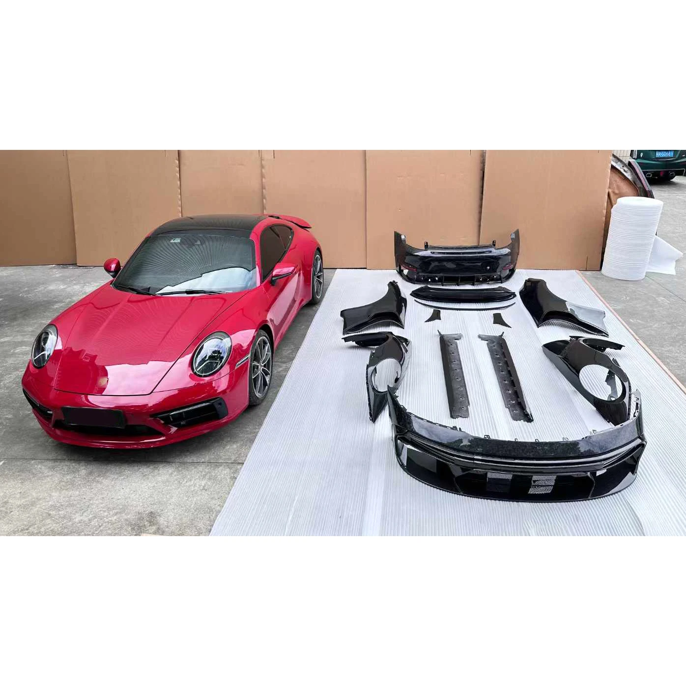 Facelift for Porsche 911 992.1 2018-2024 - Zahan Carbon Fibre Kit