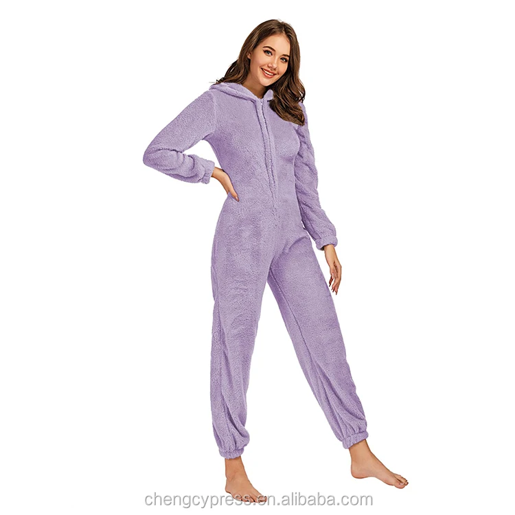 Adult One Piece Pajama With Butt Flap High Quality Cozy Jumpsuit Onesie ...