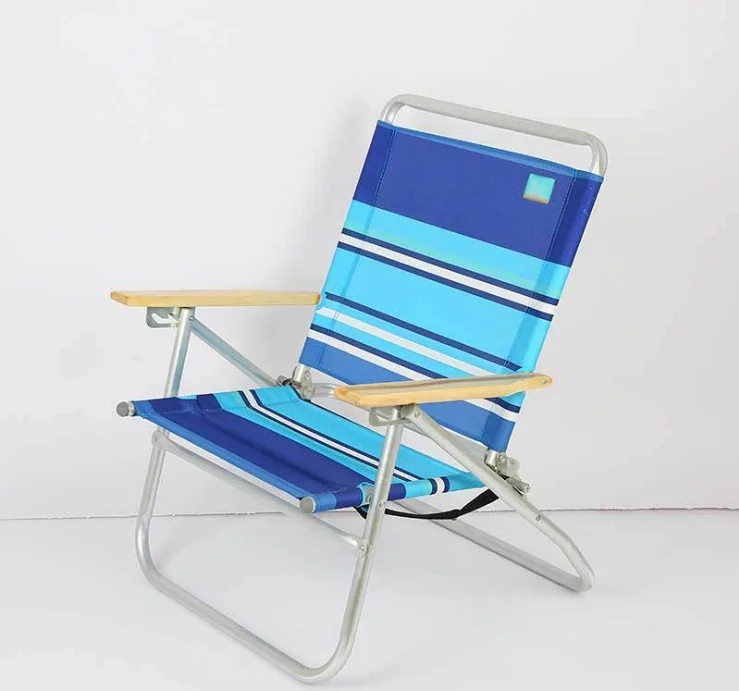 Outdoor Aluminum Sun Beach Lounge Chair Comfortable Foldable Sun Lounge
