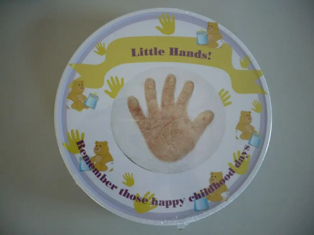 Baby Hand And Footprints Keepsake Clay With Tin Box Buy Clay With Tin