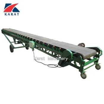 Aggregate Belt Conveying Machine Rubber Conveyor Belt - Buy Aggregate ...