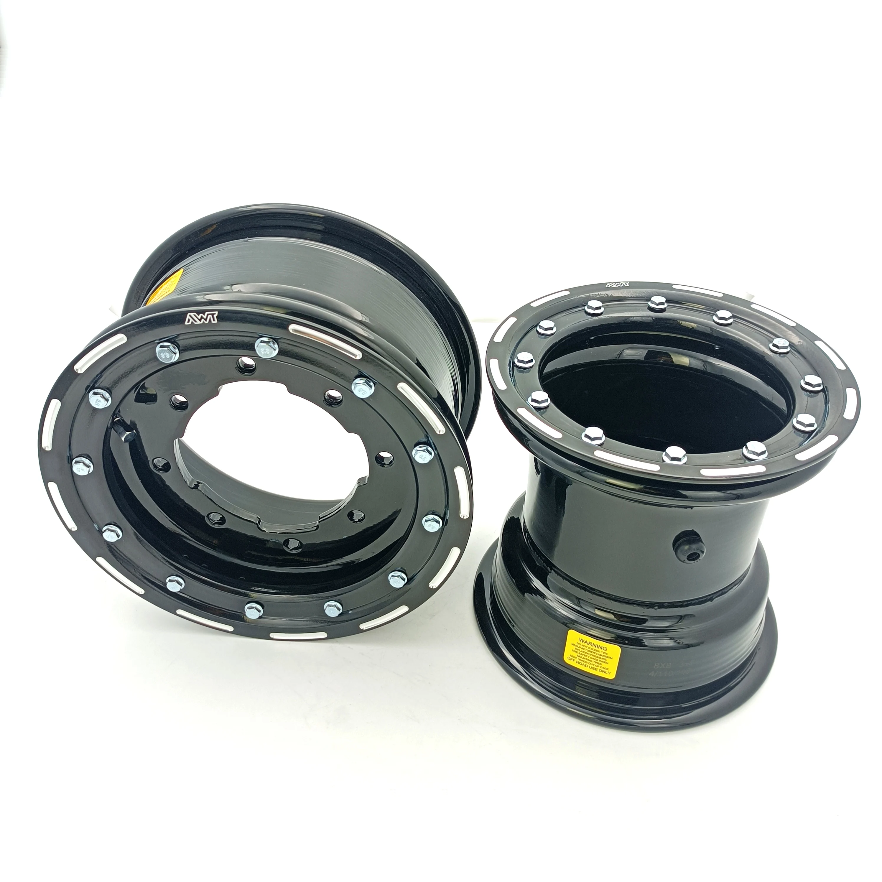 Quad Bike Wheels 10x5 4+1 & 8x8 3+5 Beadlock Rims for Honda TRX, Yamaha ...