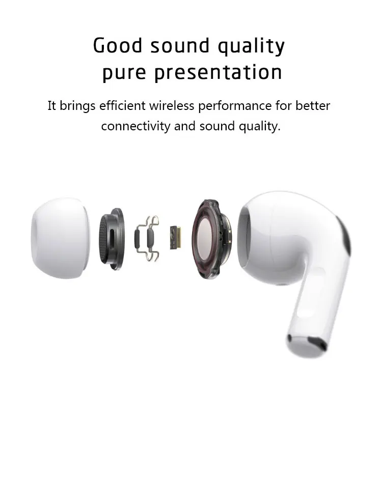 Original 1:1TWS Wireless Earbuds Air 3 Pro Blue tooth 5.0 In Ear Headsets Wireless Headphones 1:1 airpoding 2 Pro TWS Headsets
