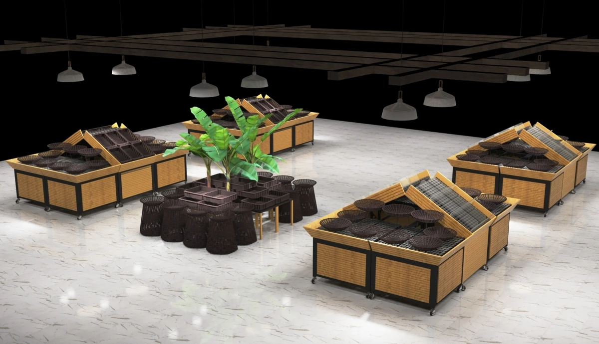 Produce Riser Dola Produce Table End Display Riser - Enhance Your Supermarket
