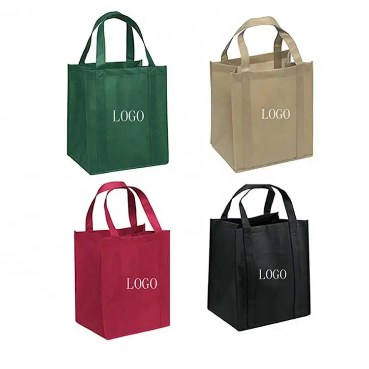 Wholesale Custom Cheap Logo Printing Non Woven Shopping Bag Low Price ...