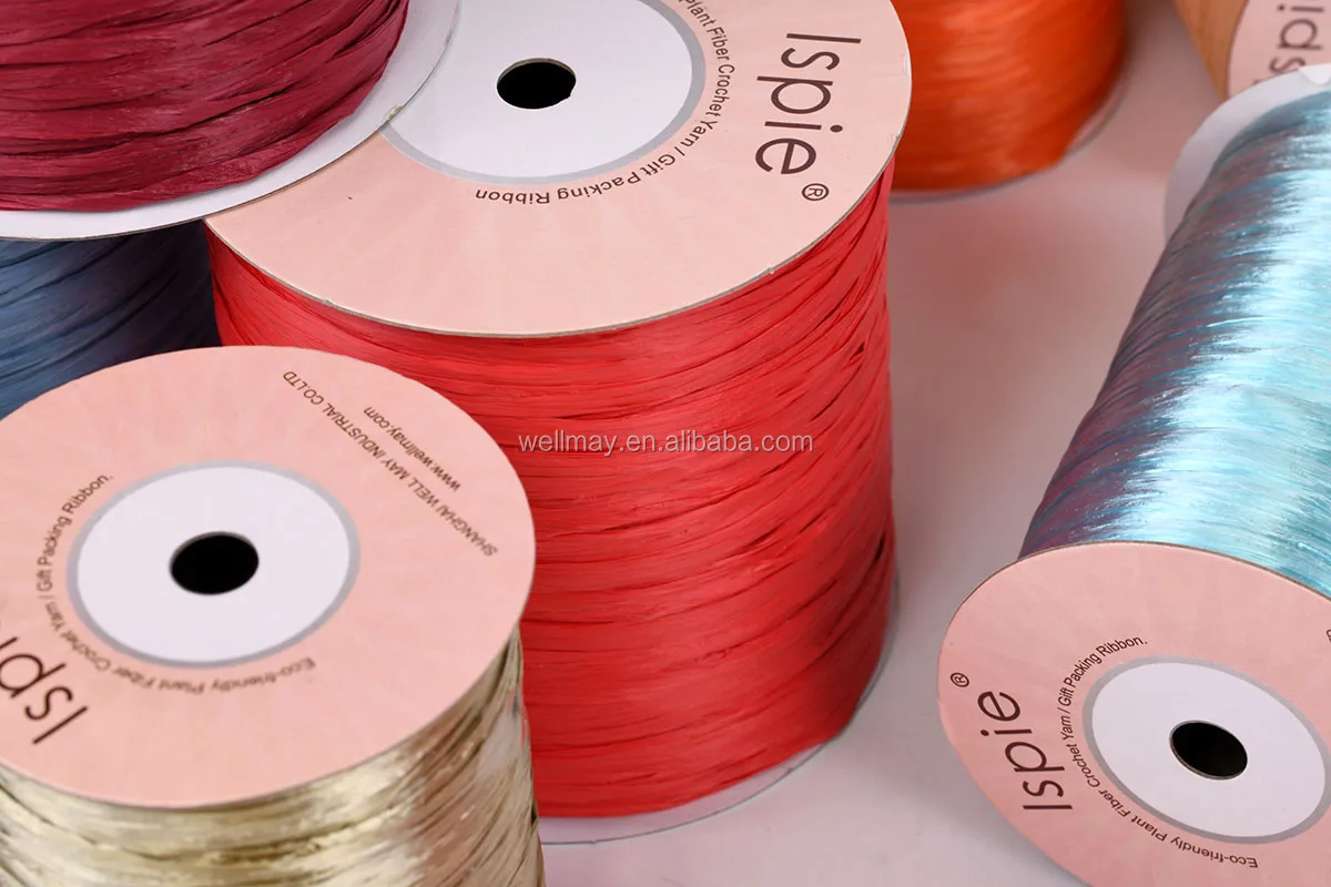 Ispie Rayon Viscose Raffia For Crochet Knitting Buy Viscose Raffia,Rayon Raffia,Fancy Yarn