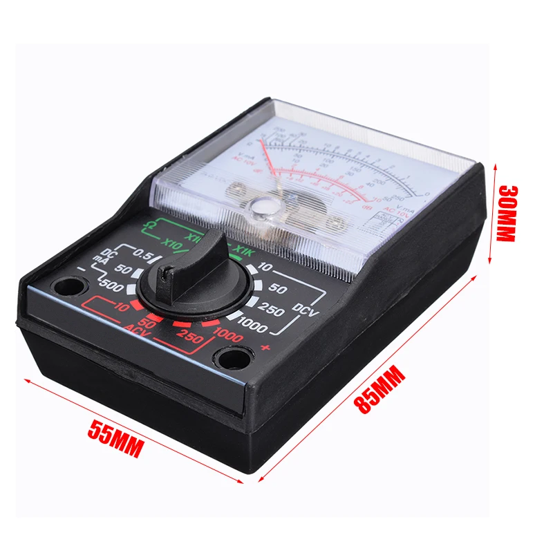1pc New Analogue Multimeter Ac Dc Volts Ohm. Electrical Circuit Multi