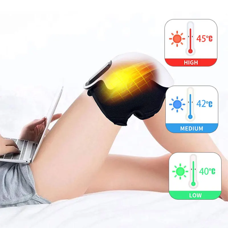 Electric Far Infrared Heating Knee Joint Physiotherapy Massager Relief Rehabilitation Health