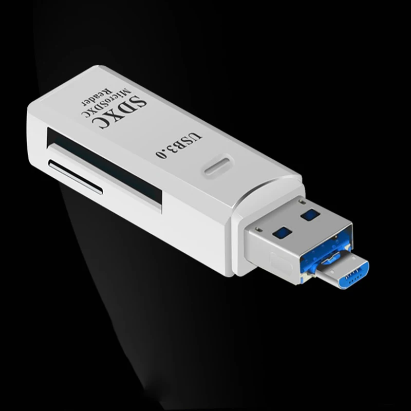 New Year Gift Micro EMV IC MSR SD Data Collector Chip Card Reader Writer Rfid Smart LED Card Reader & Writer - ANKUX.COM