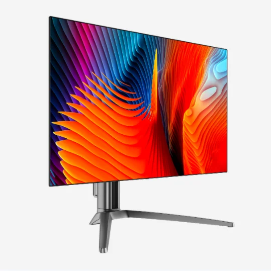 Real-world setup showing 1440p OLED used for gaming and 4K IPS used for coding side by side