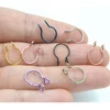 Stainless Steel Nose Piercing Fake Piercing U Shaped Hoop Septum Rings Fake Nose Ring
