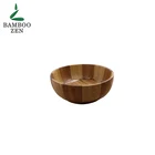 bowl set bamboo with handle for babi wood mixing big fiber mix food noodl round natur of large snack wooden bamboo bowl