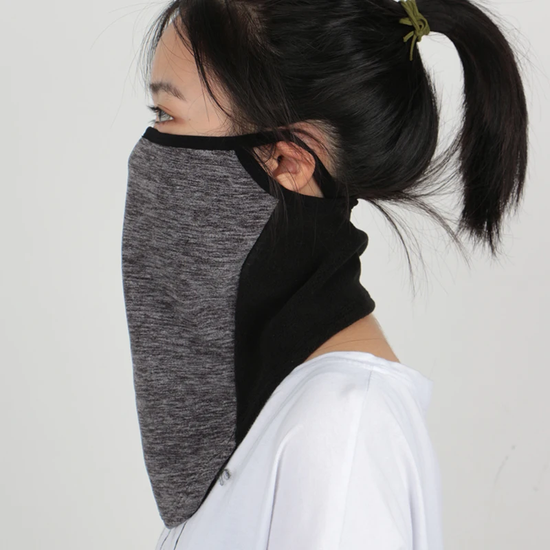 hanging ears breathable mask outdoor sunscreen collar men and women riding bib bike riding face mask warmth and windshield mask