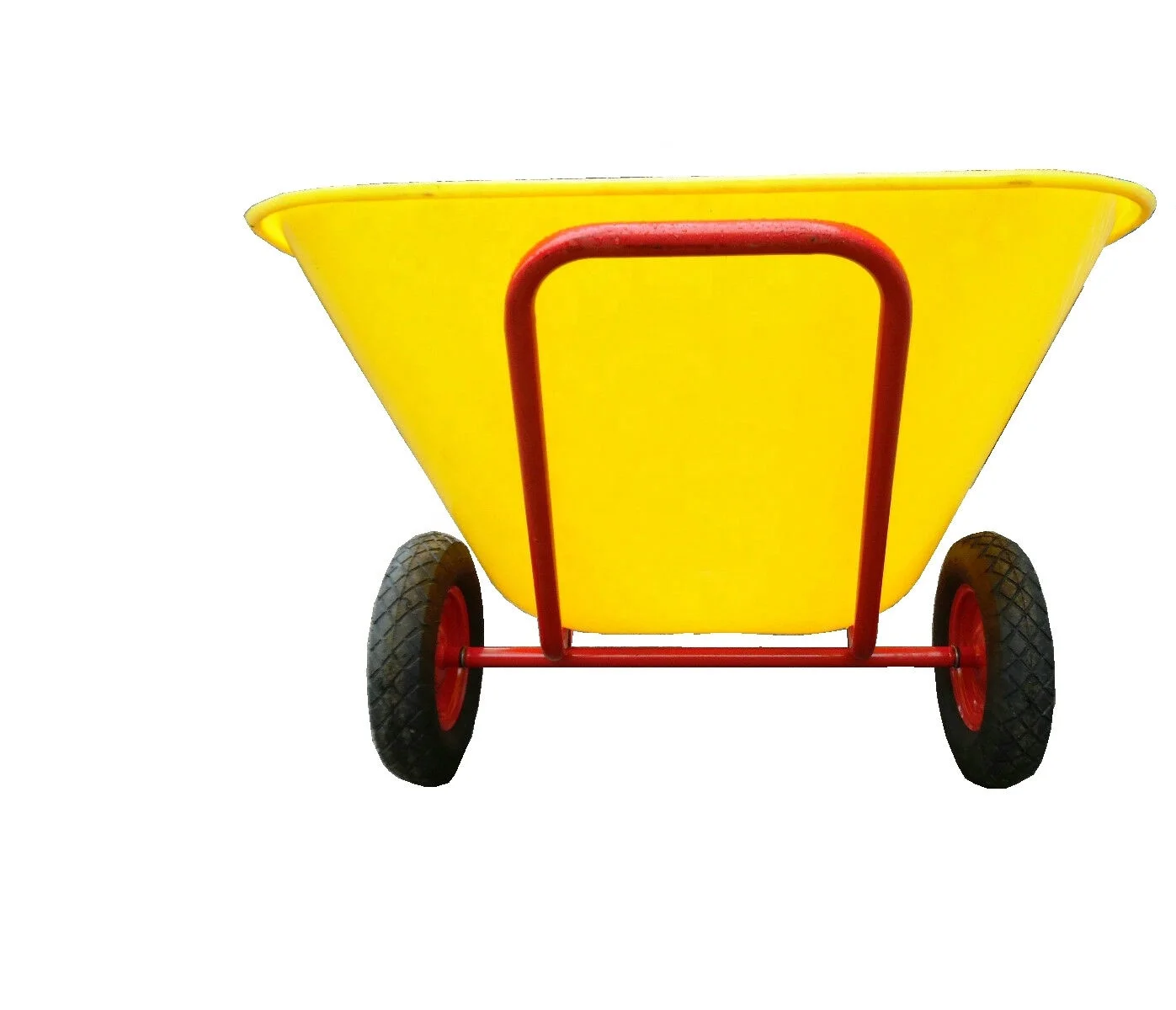 Wheelbarrow 300l Large Volume 250kg Loading Stable Yard Twin Pneumatic